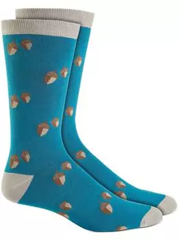 Мужские длинные носки с принтом Club Room, цвет acorn print