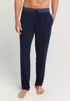 Мужские длинные пижамные брюки с карманами Jockey, тёмно-синий
