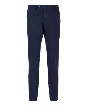 Мужские длинные простые брюки из хлопка e Gallo, синий