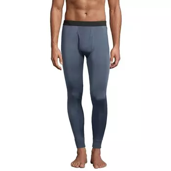 Мужские длинные шелковые брюки-нижнее белье Lands End Lands' End, цвет Shale