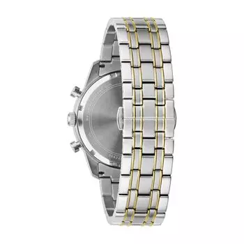 Мужские двухцветные часы-хронограф — 98A243 Bulova