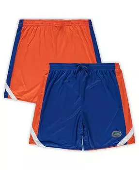 Мужские двусторонние шорты royal, orange florida gators big and tall team Colosseum, мульти