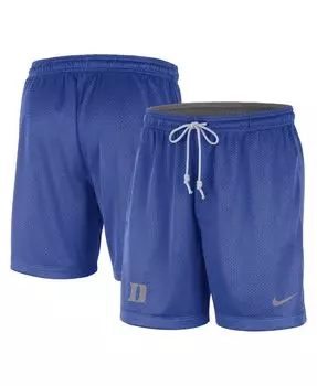 Мужские двусторонние спортивные шорты Duke Blue Devils королевского серого цвета Nike