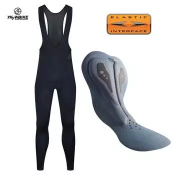 Мужские брюки Mountainpeak Spring для велоспорта с подтяжками, черный