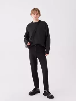 Мужские джинсовые брюки 730 Carrot Mold LCW Casual, черное родео