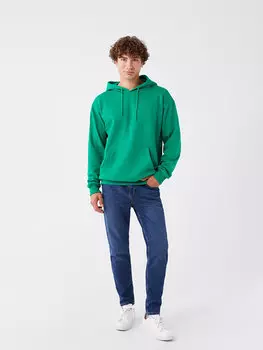 Мужские джинсовые брюки 730 Carrot Mold LCW Casual, темное родео