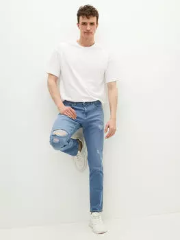 Мужские джинсовые брюки 750 Slim Fit LCW Casual