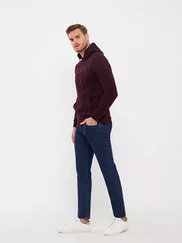 Мужские джинсовые брюки 750 Slim Fit LCW ECO, темное родео