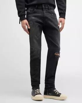Мужские джинсовые брюки D Strukt 2019, черные Diesel, цвет Black/Deni