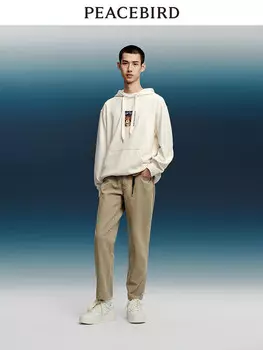 Мужские джинсовые брюки Peacebird прямые, хаки