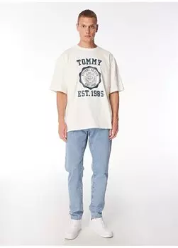 Мужские джинсовые брюки с зауженной талией и нормальной талией M0081087952_MILAN Mid Vintage Blue Mavi