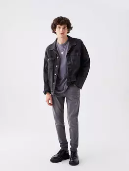 Мужские джинсовые брюки скинни 760 LCW Jeans, серое родео