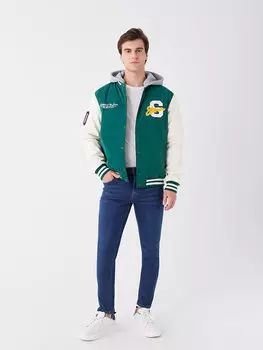 Мужские джинсовые брюки скинни 760 LCW Jeans, темное родео