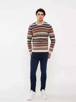 Мужские джинсовые брюки скинни 760 LCW Jeans, темное родео