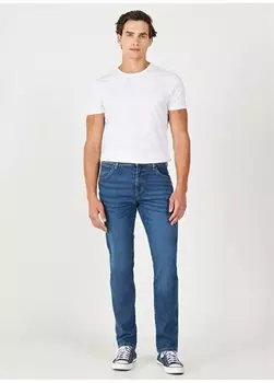 Мужские джинсовые брюки Slim Fit с нормальной талией W12S057XT Узкие джинсовые брюки Texas Wrangler