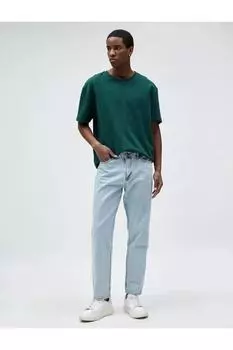 Мужские джинсовые брюки светло-индиго Koton, синий