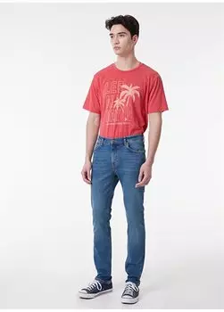 Мужские джинсовые брюки узкого кроя Rider Jean с нормальной талией L701063XT Lee