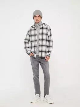 Мужские джинсовые брюки узкого кроя XSIDE, серый