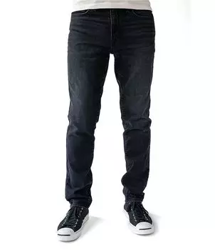 Мужские джинсовые комбинезоны Devil-Dog Miramar Slim Fit Performance из эластичного денима Devil-Dog Dungarees, черный