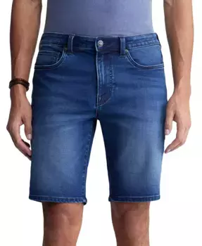 Мужские джинсовые шорты Dean Relaxed-Straight Fit Stretch Knit длиной 10,5 дюйма Buffalo David Bitton, синий