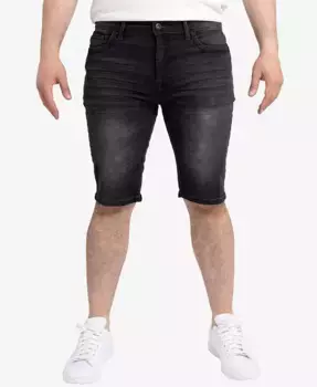 Мужские джинсовые шорты с декоративной строчкой Saddle Stitch CULTURA, серый