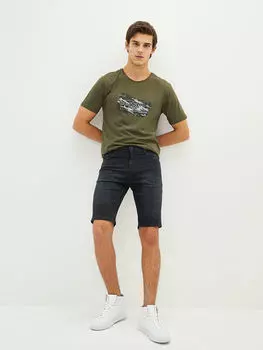 Мужские джинсовые шорты Slim Fit LCW Jeans