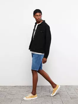 Мужские джинсовые шорты стандартного кроя LCW Casual