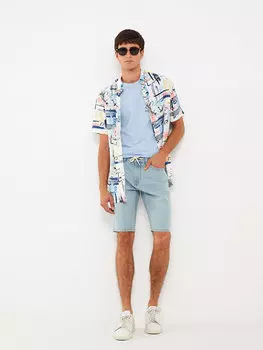 Мужские джинсовые шорты стандартного кроя LCW Jeans, центральное родео