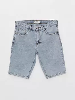 Мужские джинсовые шорты стандартного кроя LCW Jeans, открытое индиго родео