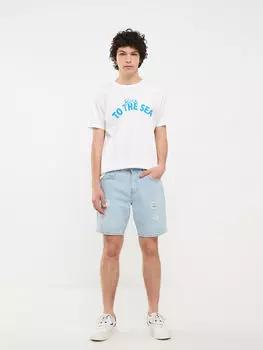 Мужские джинсовые шорты стандартного кроя Xside