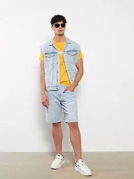 Мужские джинсовые шорты стандартного кроя Xside