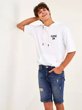 Мужские джинсовые шорты стандартного кроя Xside