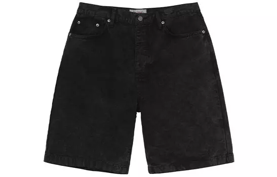 Мужские джинсовые шорты Stussy, цвет Black