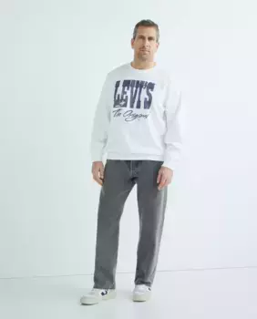 Мужские джинсы 501 Original, большие размеры Levi's, серый