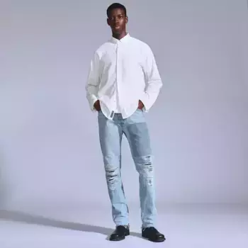 Мужские джинсы 501 Original Fit 1980-х годов Levi's, цвет Tide Pool - Medium Wash