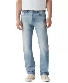 Мужские джинсы 501 Original Straight-Fit из облегченного денима Levi's, синий