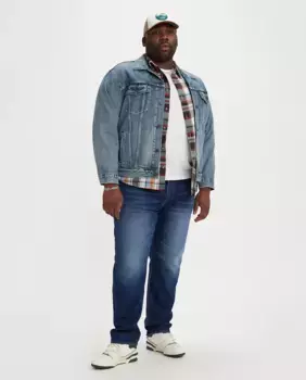 Мужские джинсы 502 Taper, большие размеры Levi's, синий