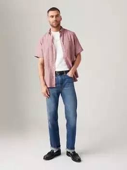 Мужские джинсы 505 стандартного кроя с кромкой Levi's, цвет Always On Selvedge - Dark Wash