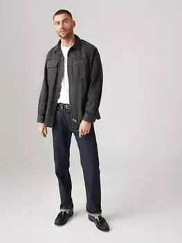 Мужские джинсы 505 стандартного кроя с кромкой Levi's, цвет Midnight - Dark Wash - Non-Stretch