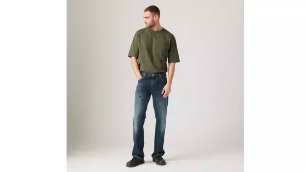 Мужские джинсы 517 bootcut Levi's, цвет Got A Feeling - Dark Wash - Stretch