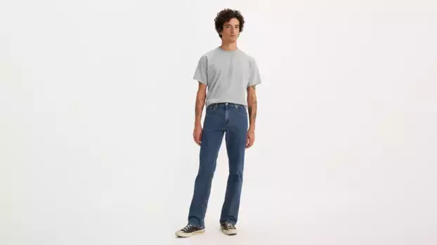 Мужские джинсы 517 bootcut Levi's, цвет Be On My Own - Dark Wash - Stretch
