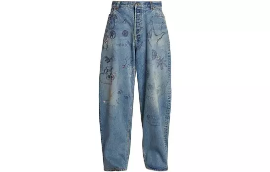 Мужские джинсы Balenciaga, цвет Blue