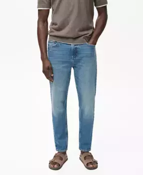 Мужские джинсы Ben Tapered Fit MANGO, синий