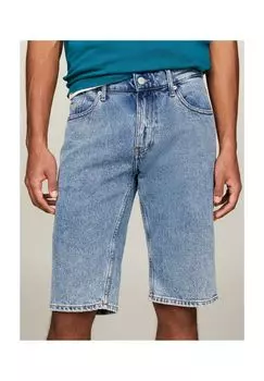 Мужские джинсы-бермуды длины TOMMY Jeans, цвет 1a4 Denim Medium