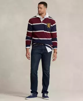 Мужские джинсы Big & Tall Hampton Relaxed Straight Polo Ralph Lauren, синий