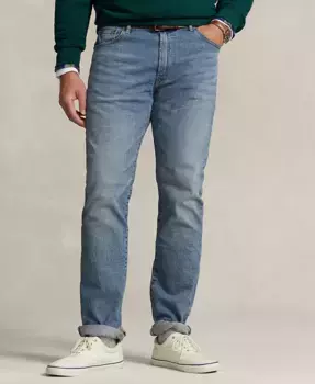 Мужские джинсы Big & Tall Hampton Relaxed Straight Polo Ralph Lauren, слоновая кость/кремовый