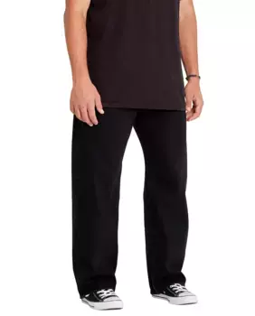 Мужские джинсы Billow свободного кроя черного цвета Volcom, чёрный