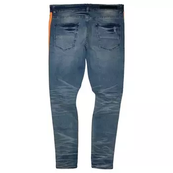 Мужские джинсы Cedric Denim синего/оранжевого цвета ROCKSTAR ORIGINAL