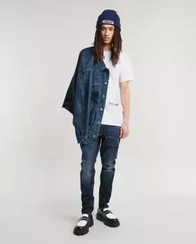 Мужские джинсы D-Staq 3D Slim G-Star Raw, серый