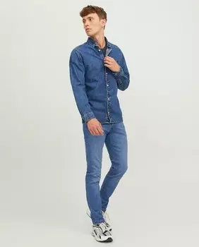 Мужские джинсы Glenn Slim Jack & Jones, синий